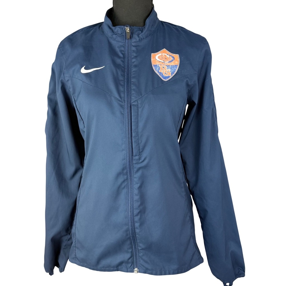 Nike Buffalo Grove Bison Women's XS Navy Full Zip Track Jacket High School
